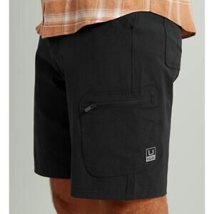 Huk Next Level Shorts Mens Sz 2XL Black  Fishing Quick Drying Vented Stretch GUC